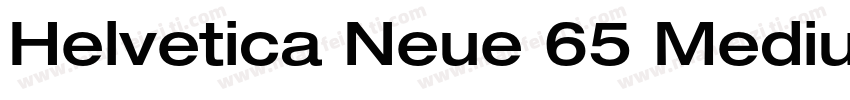 Helvetica Neue 65 Medium字体转换